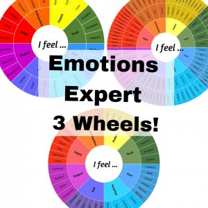 EMOTIONS EXPERT Wheels  | Mastering Emotions for Emotional Intelligence (32, 48, 128) | Digital Downloads
