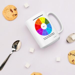LEARNING EMOTIONS 15 oz White Mug | 24 Emotions Wheel