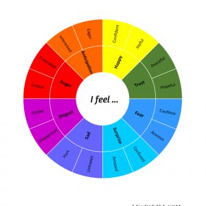 LEARNING EMOTIONS Wheel | 24 Emotions for emotional literacy | Digital