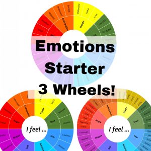 EMOTIONS STARTER Wheels | Learning Emotions for Emotional Intelligence (24, 32, 48) | Digital Download