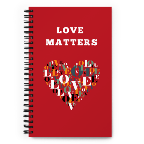 Love Matters spiral notebook - Leadskill